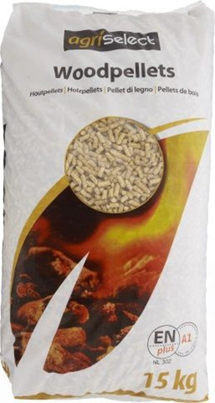 Agriselect pellets, EN+a1, 65 zakken 975 kg, thuisbezorgd